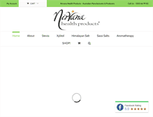 Tablet Screenshot of nirvanahealthproducts.com